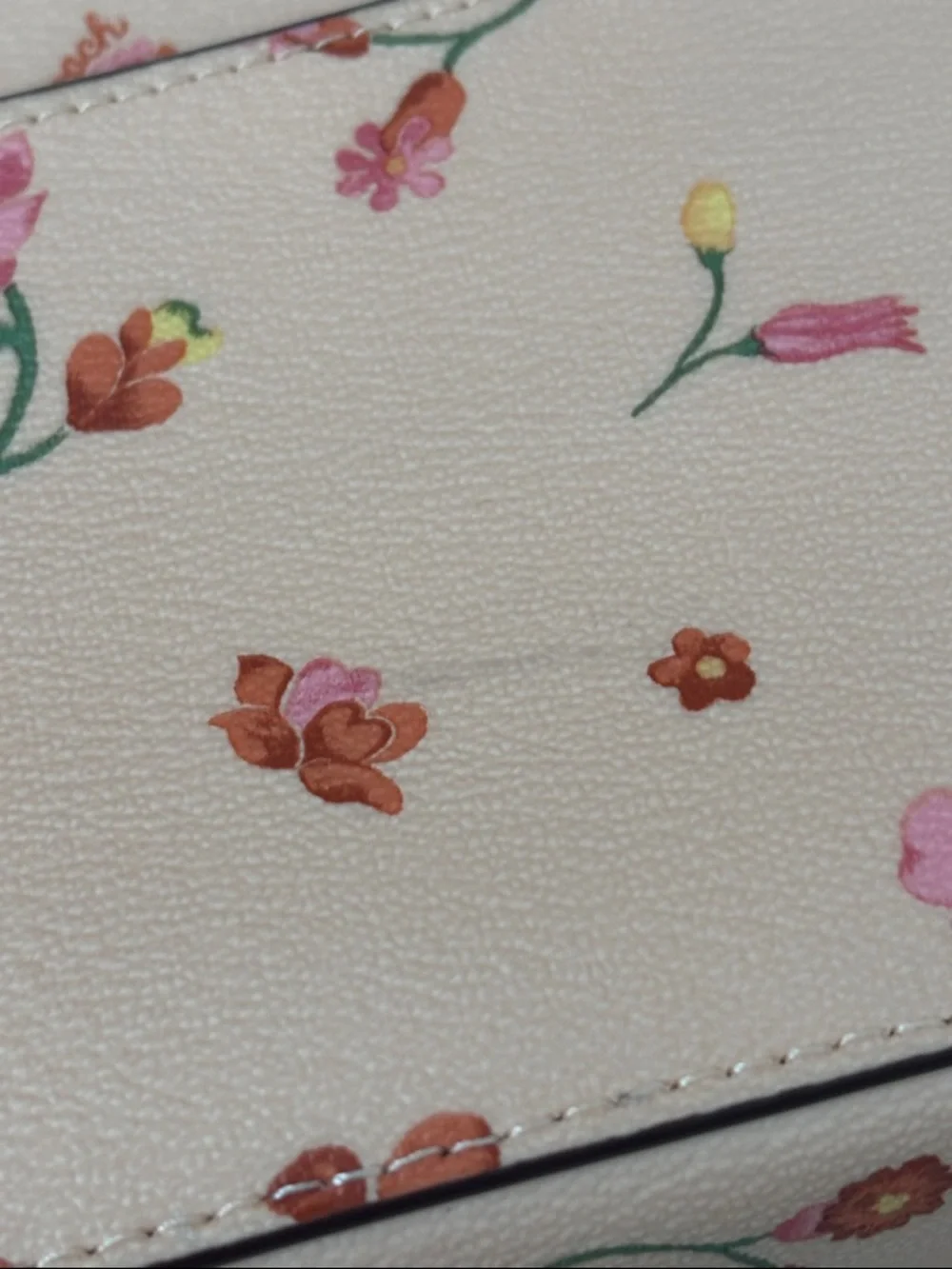 EUC Coach Mystical Floral Print Camera bag Faded Blush Pink - Picture 6 of 11